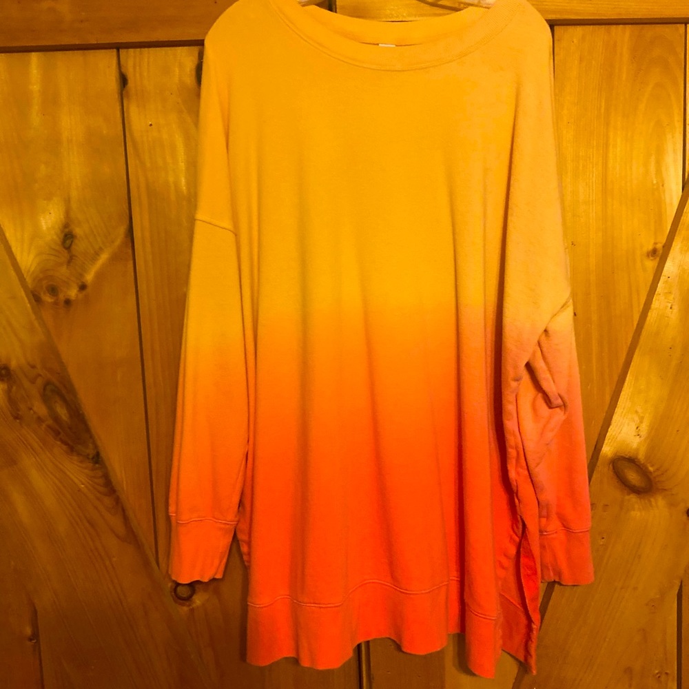 Old navy orange Ombré sweatshirt
